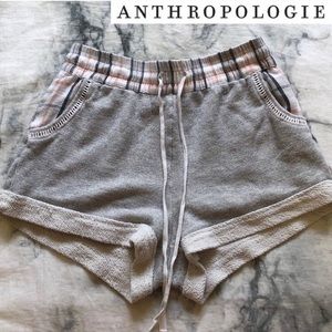 Anthropologie Saturday Sunday Shorts Gray & Plaid